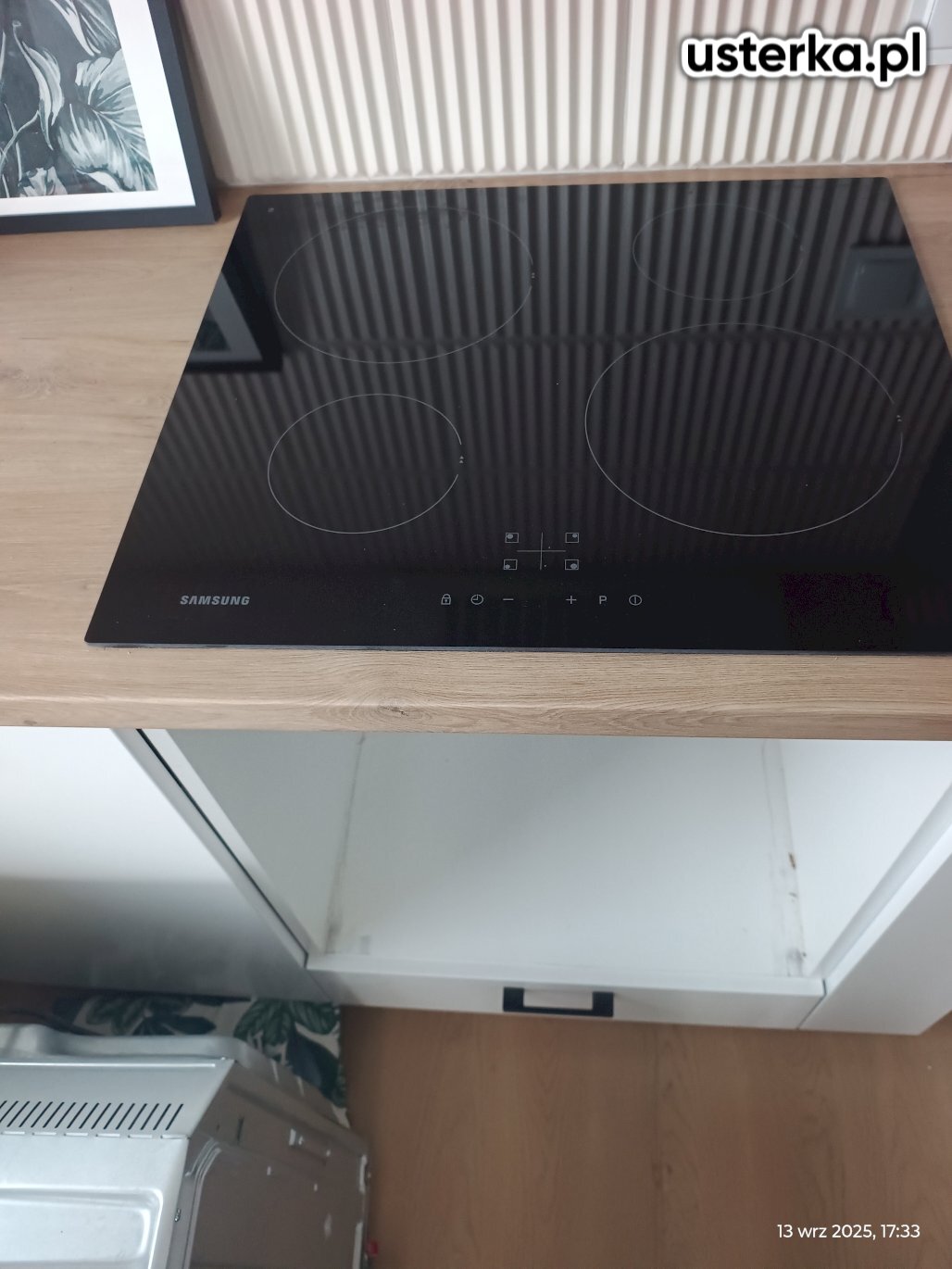 Podłączyłem płytę indukcyjną Samsung  zgodnie z wymaganiami producenta. Urządzenie działa prawidłowo.